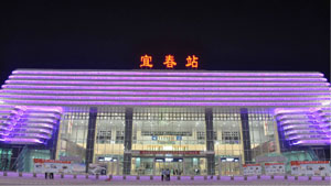 宜春站高铁灯箱广告