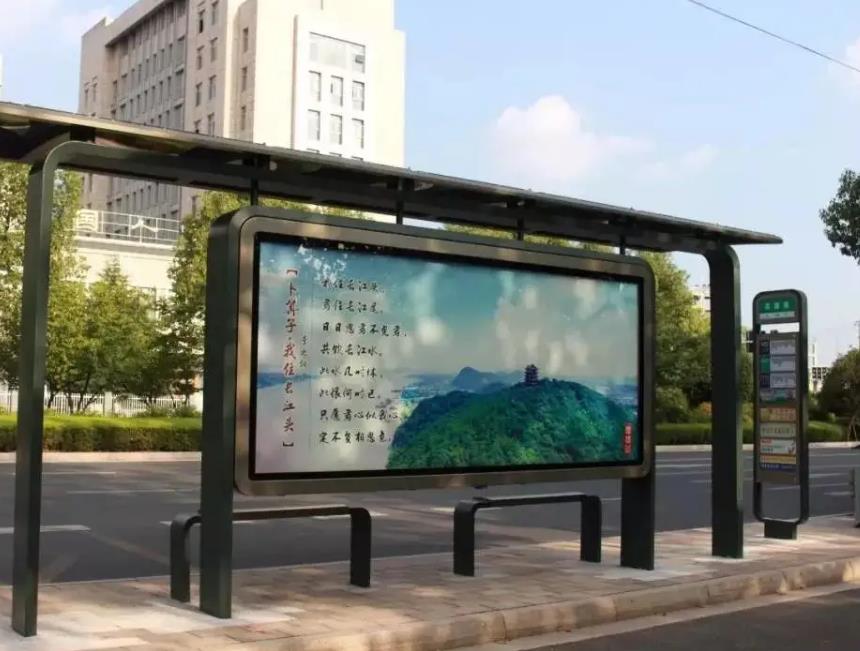 上海候车亭广告