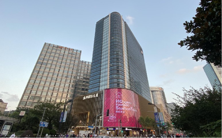 上海盛邦国际大厦led大屏广告